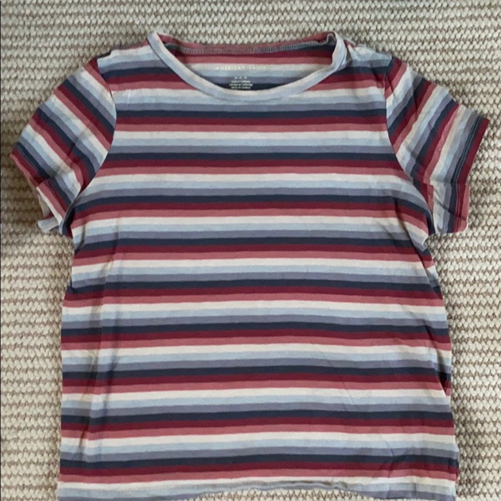 American Eagle striped tee